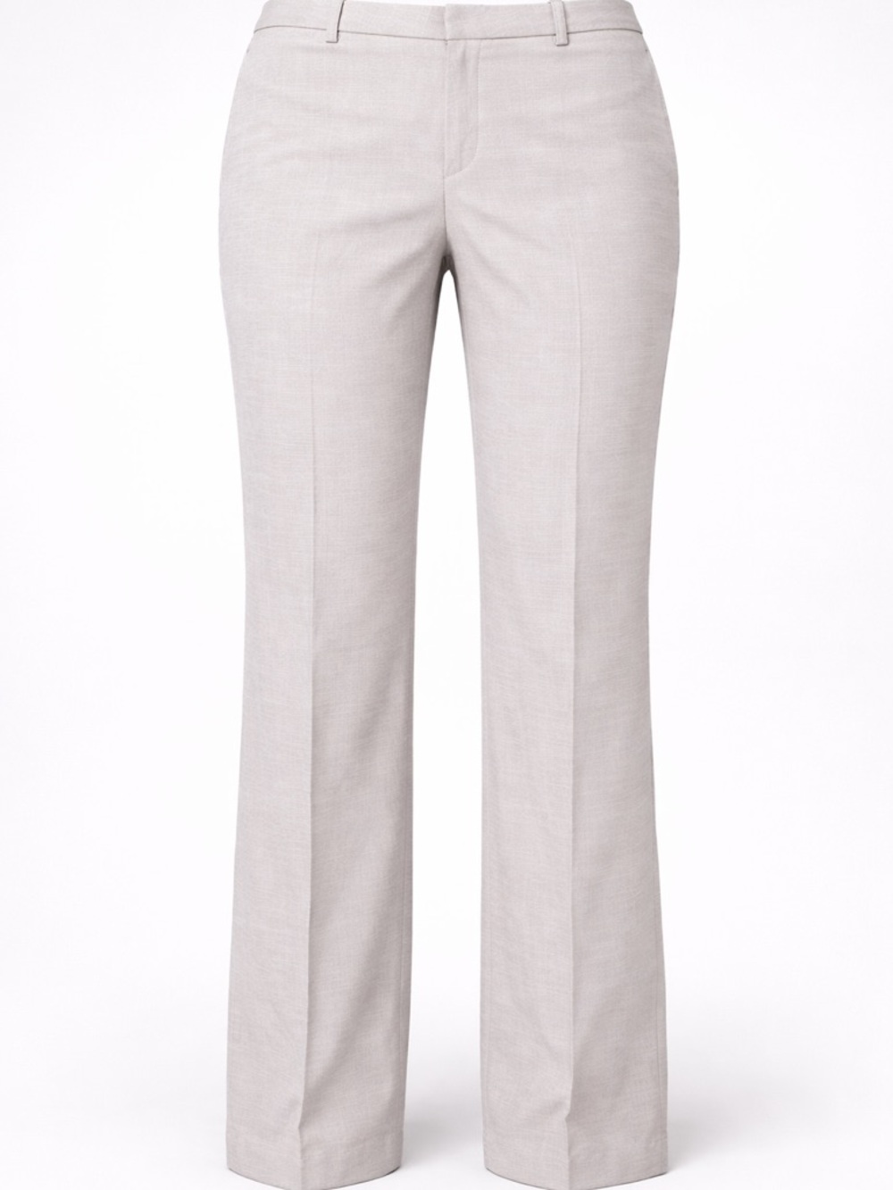 Worthington Light Gray Boot-Cut Dress Pants